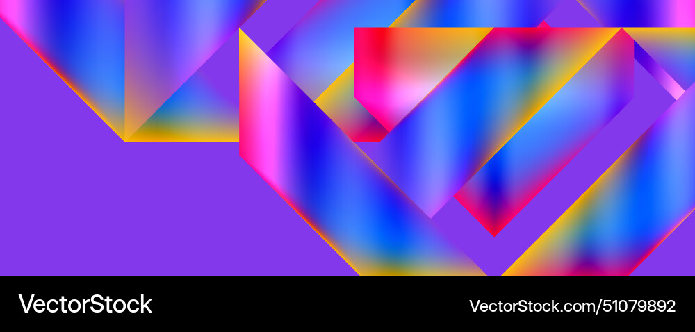 A colorful abstract background with triangles Vector Image