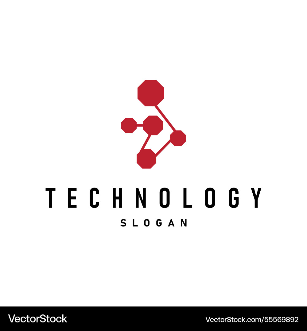 Cell neuron technology logo design data simple Cell neuron technology logo design data simple Vector Image