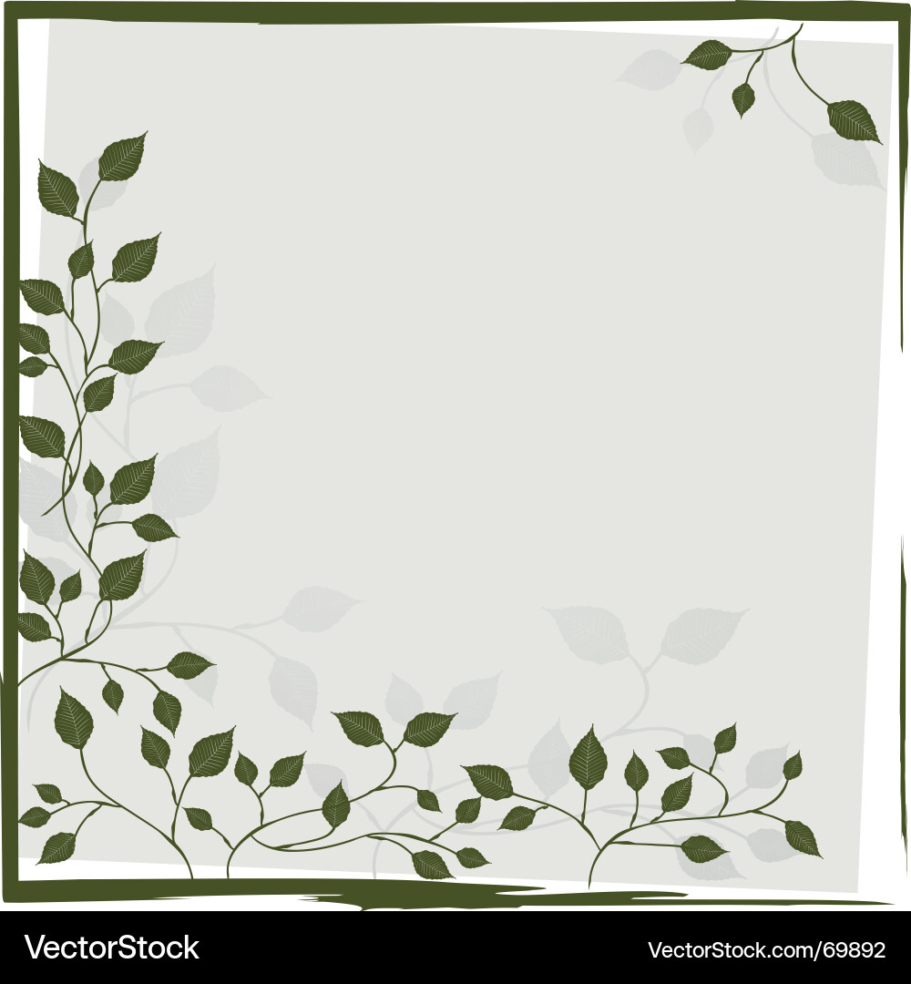 Rustic Grunge Frame Vector Image