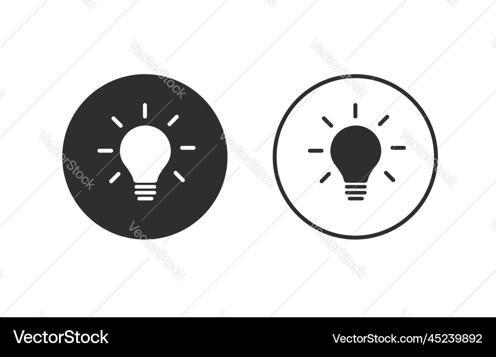 Tip idea hint icon pictogram light bulb simple Tip idea hint icon pictogram light bulb simple vector image