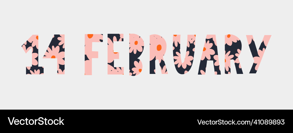 14 february banner great design for any purposes 14 february banner great design for any purposes vector image