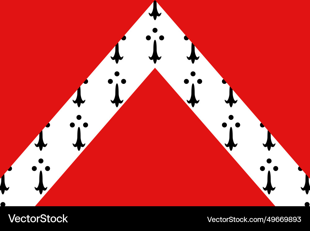 Gistel flag Vector Image
