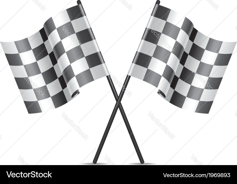 Racing flags icon Royalty Free Vector Image - VectorStock