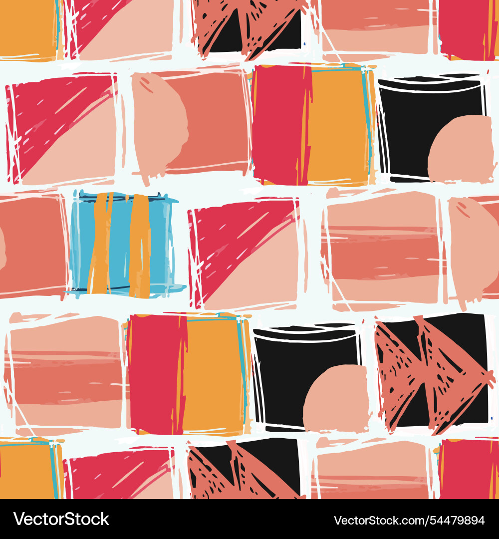 Abstract hand drawn background geometric pattern Abstract hand drawn background geometric pattern vector image