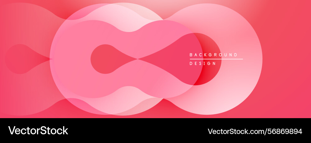 Abstract pink design overlapping circles create Abstract pink design overlapping circles create vector image