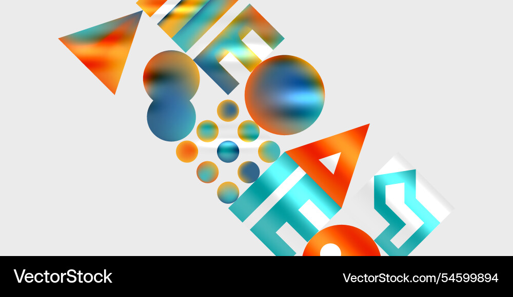Simple shapes - circles triangles rectangles Simple shapes - circles triangles rectangles Vector Image