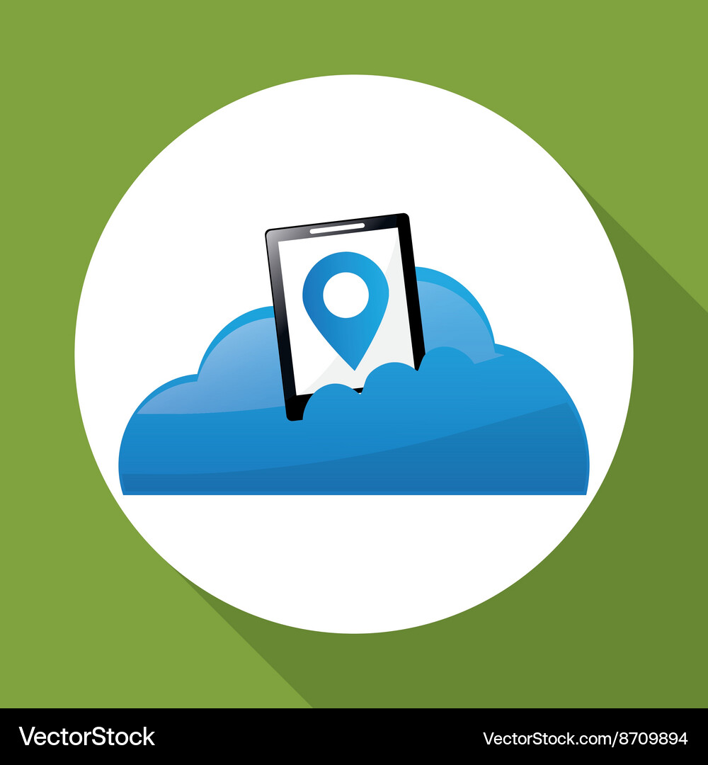 Tablet-Design-Technologie-Icon Multimedia-Konzept Vektorbild