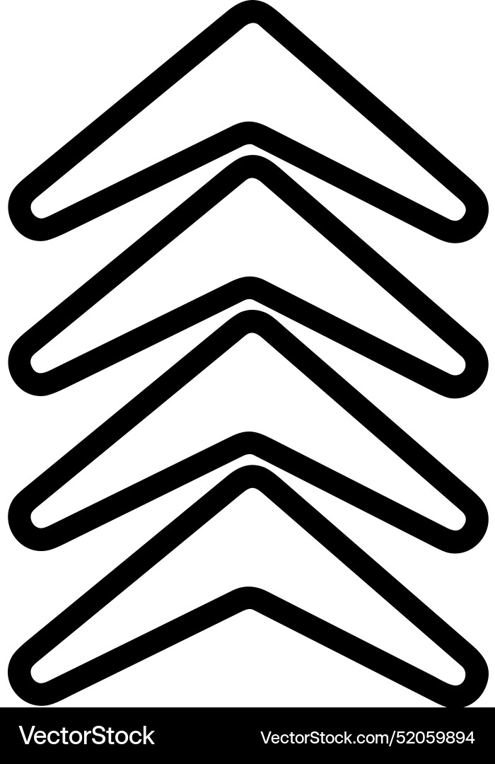 Upload outline icon symbol image Vector Image
