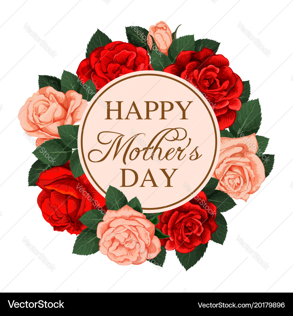 Mother Rose Mother's Day Card Mother Rose Mother's Day Card