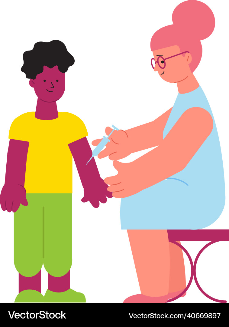 Anti flu vaccination composition Anti flu vaccination composition vector image