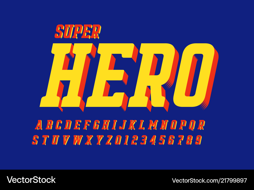 Comics Stil Schriftart Design Alphabet Buchstaben Comics Stil Schriftart Design Alphabet Buchstaben vektorbild