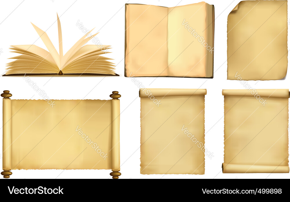 Old books Royalty Free Vector Image - VectorStock