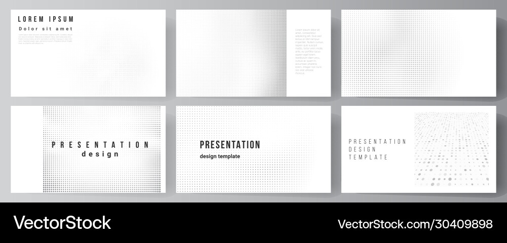 Presentation Slides Layout vector image