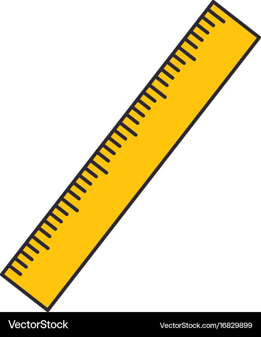 Ruler Icon vector image