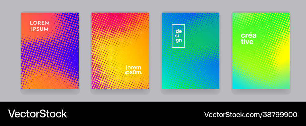 Abstract Color Gradient Pattern vector image
