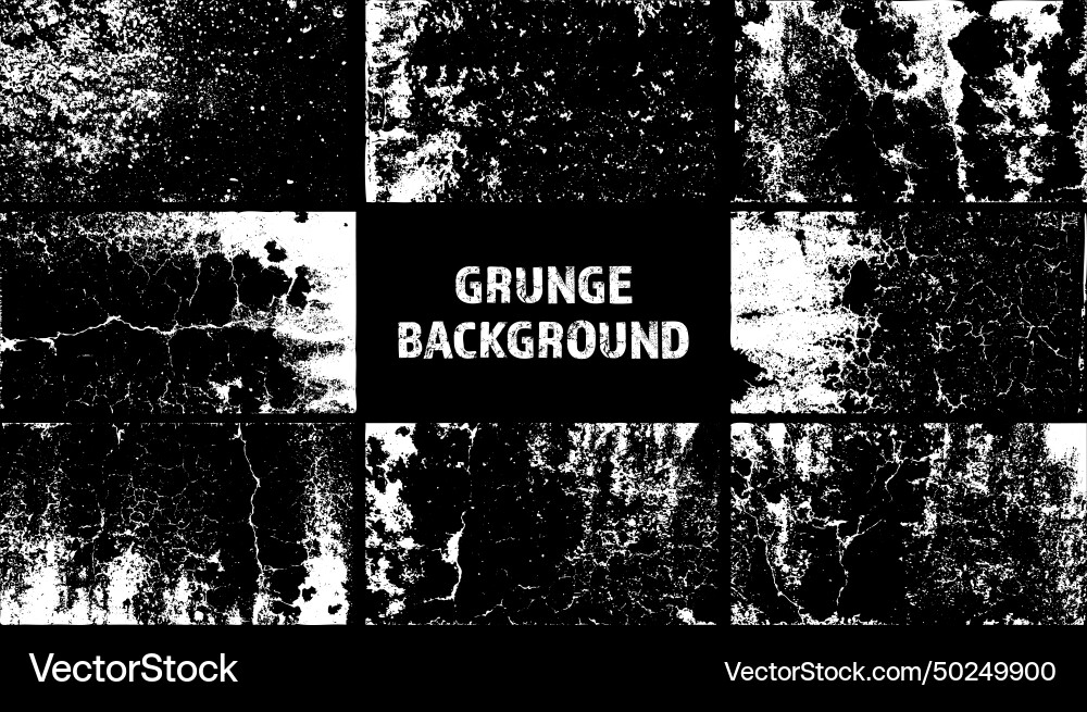 Grunge overlay texture old dirty concrete vector image