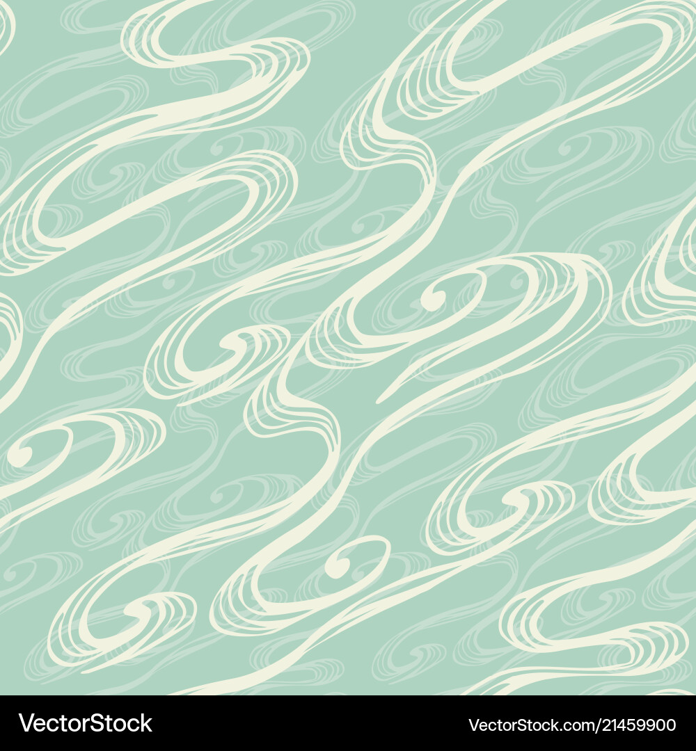 Japanese Wave Pattern vector image