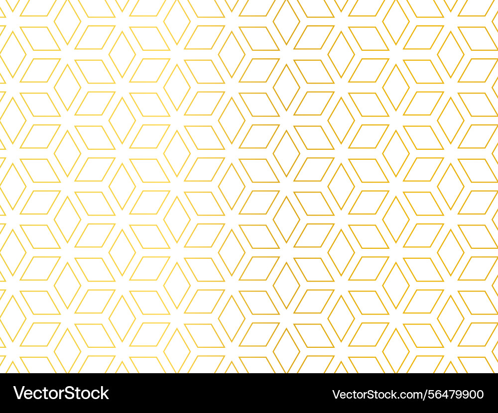 Luxury geometric hexagonal pattern background Vector Image