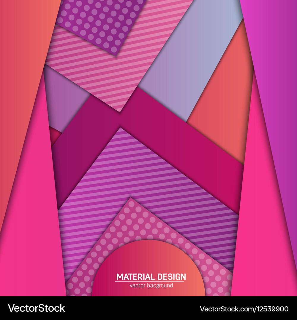 Material design background abstract Vector Image