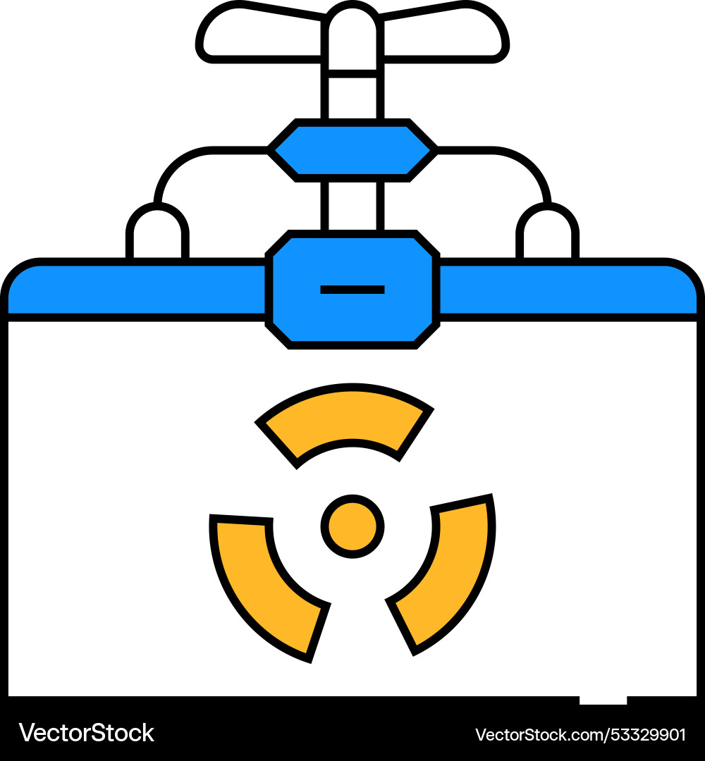 Container for storing biomaterials icon color Vector Image