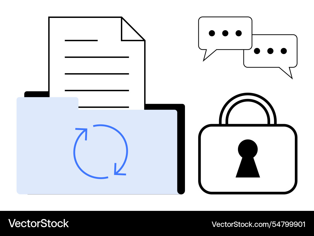Data synchronization process with secure Data synchronization process with secure vector image