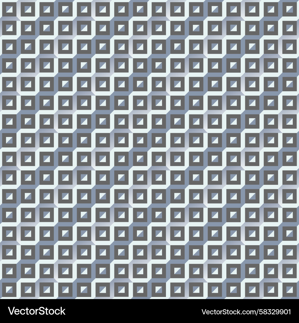 Isometric Geometric Cube Pattern Vector Image
