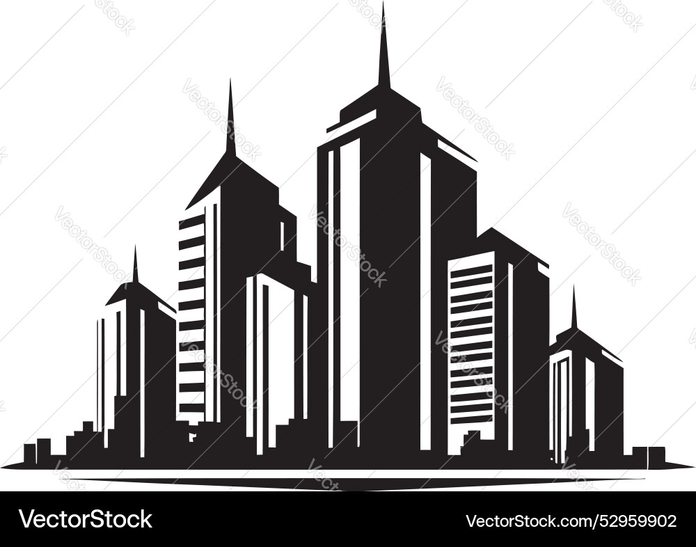 Structurespark dynamic building icon Structurespark dynamic building icon Vector Image