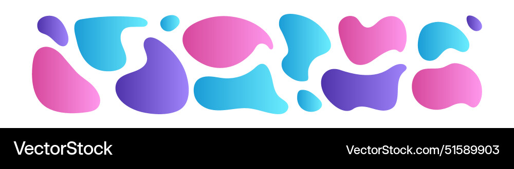 Abstract blob with wavy and irregular shape Abstract blob with wavy and irregular shape vector image