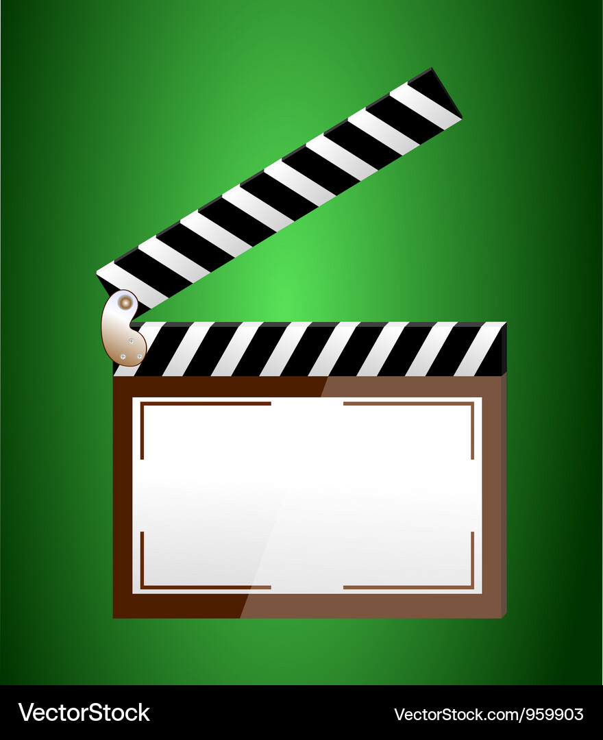 Clapper Vector Image