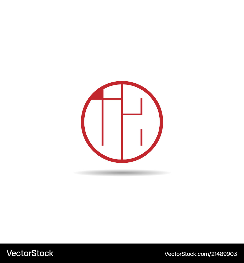 Original Buchstaben ja Logo Vorlage Design Original Buchstaben ja Logo Vorlage Design vektorbild