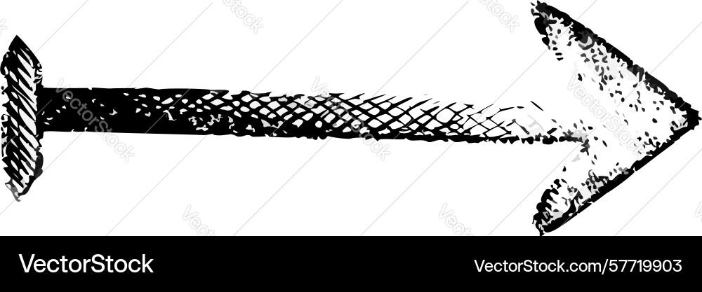 Simple textured left arrow design generative ai vector image