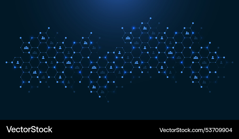 Global network connection concept big data Global network connection concept big data vector image