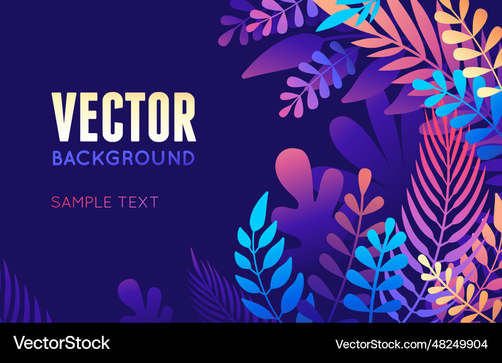 In trendy flat style and bright vibrant gradient In trendy flat style and bright vibrant gradient vector image