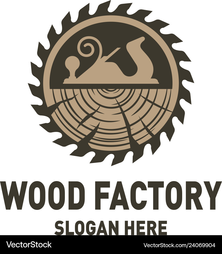 Woodworking Factory Logo Concepts – Royalty-Free Vector | VectorStock, image size:942x1080