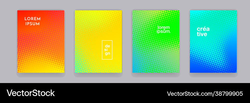 Abstract Color Gradient Pattern vector image