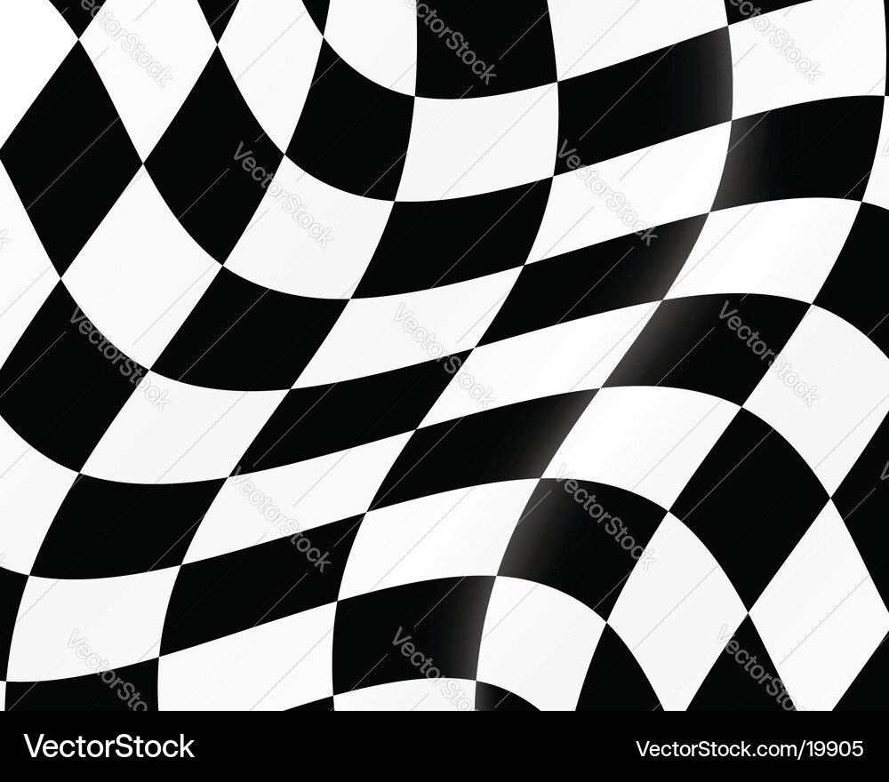 Checkerboard Racing Flag vektorbild