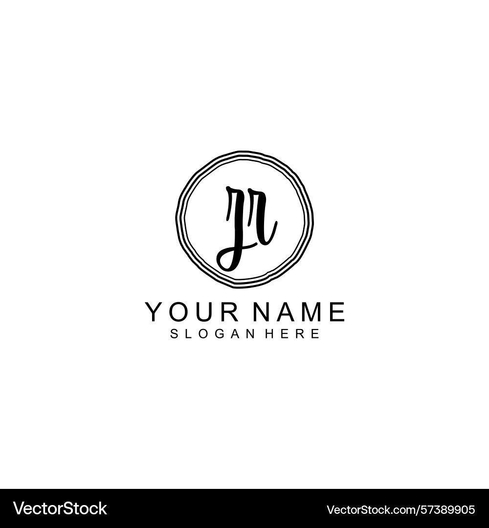 Elegant zr initial logo collection with modern Elegant zr initial logo collection with modern Vector Image