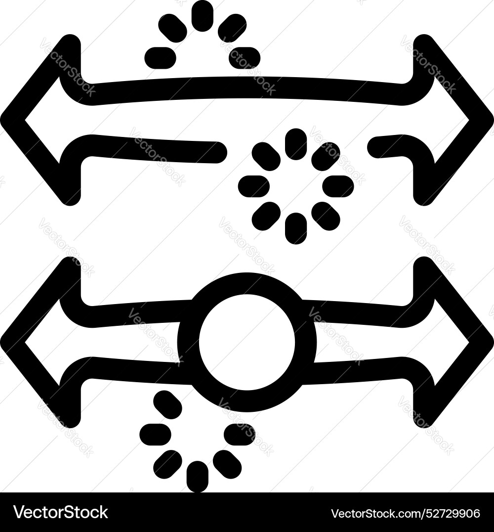 Data transferring with arrows and loading icons Data transferring with arrows and loading icons vector image