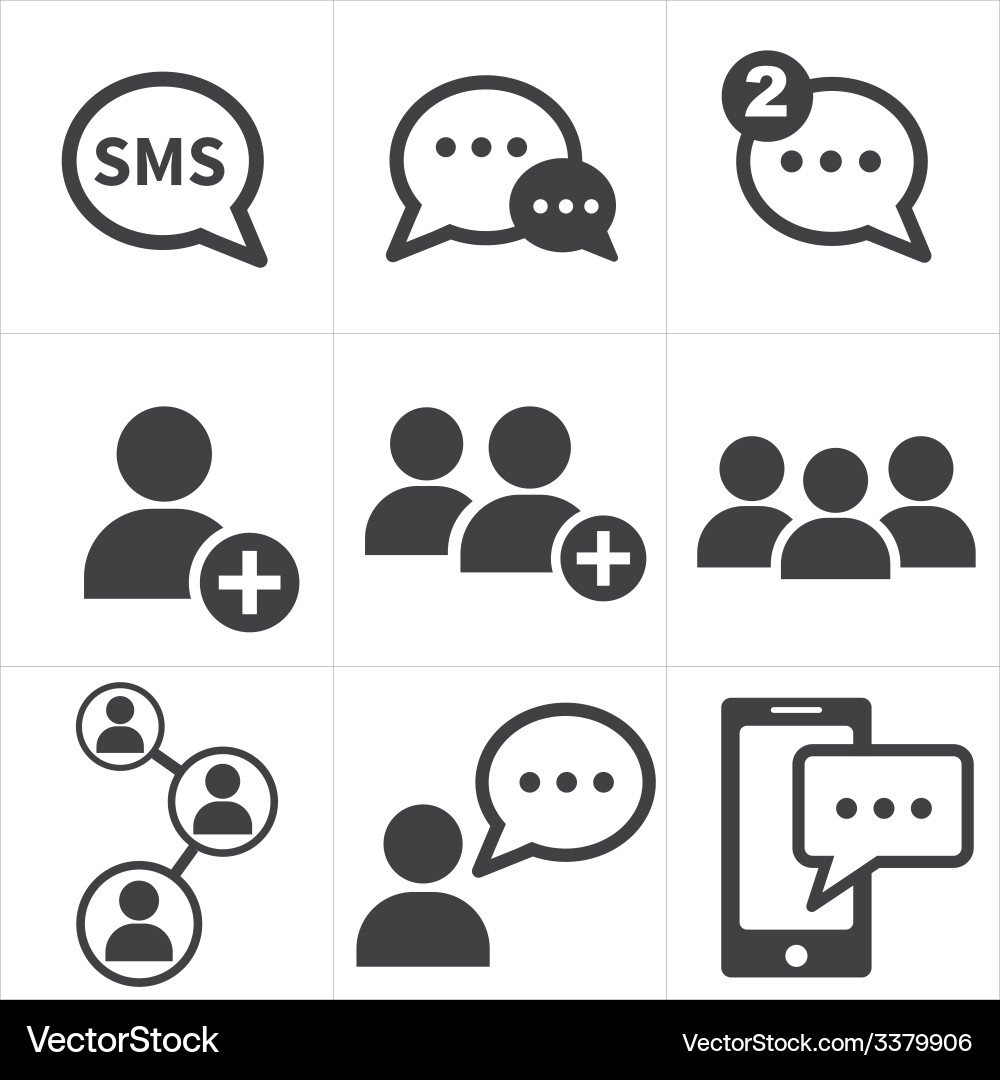 Messaging Icon vector image