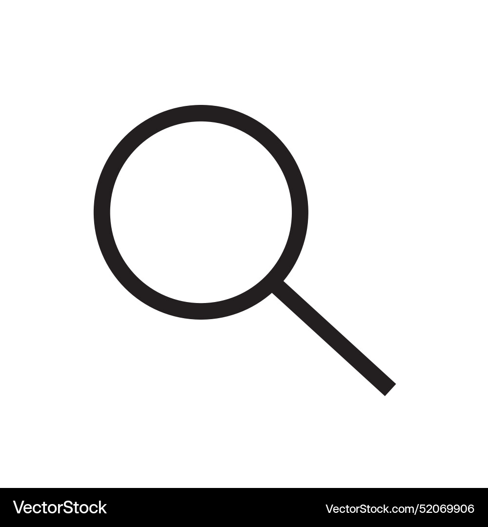 Search icon suitable for navigation and web themes Search icon suitable for navigation and web themes Vector Image
