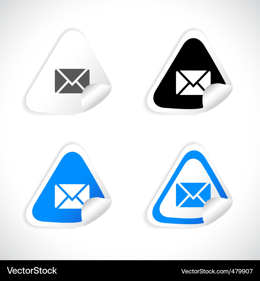 Stickers for web Vector Image