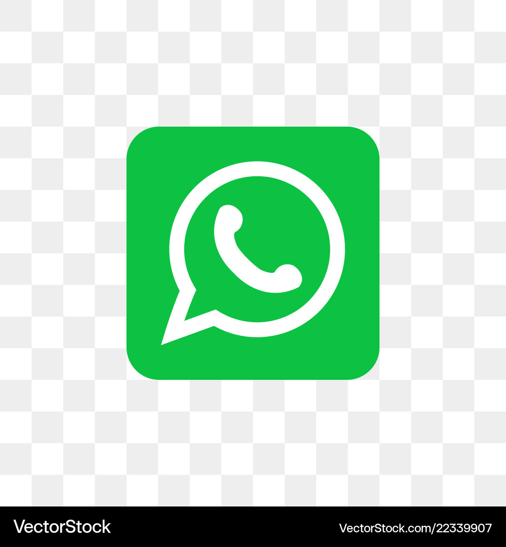 Whatsapp social media icon design template Vector Image