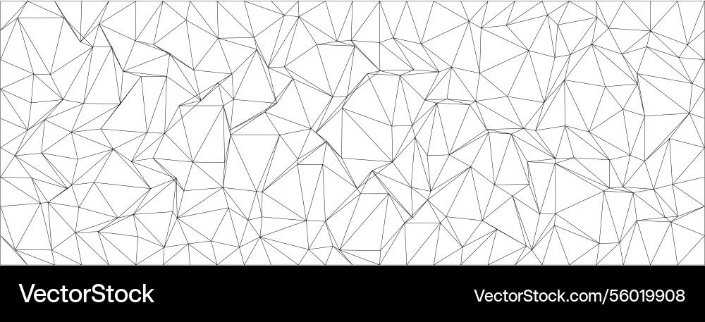 Abstract geometric chaos pattern with intersecting Vector Image