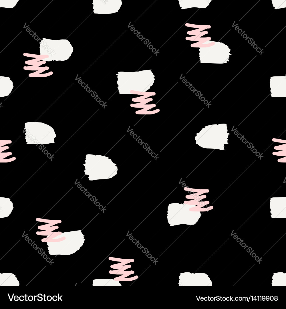 Abstract Scribble Pattern vector image
