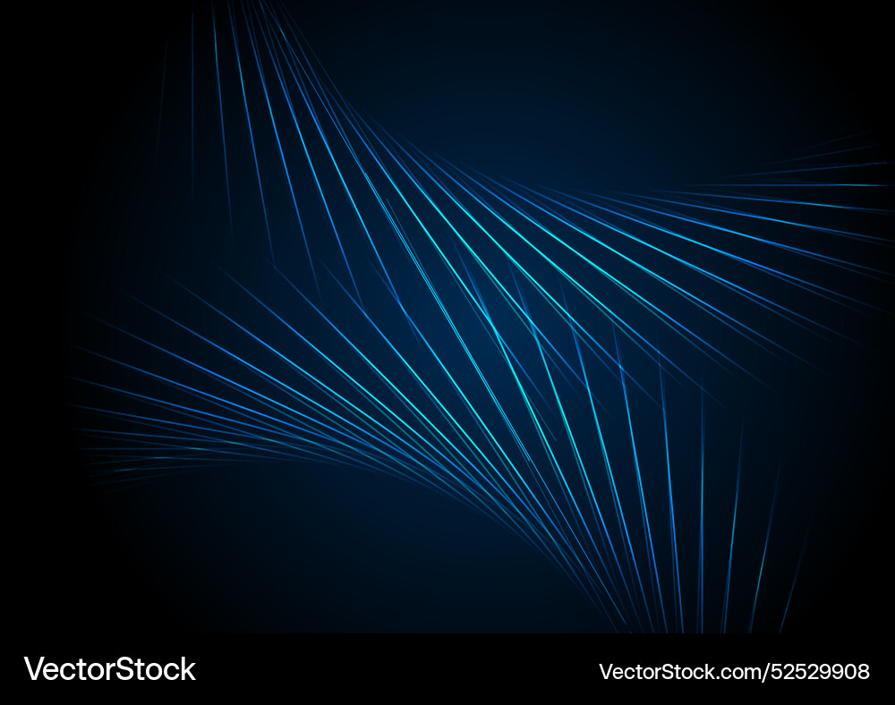 Blaue minimale leuchtende Linien abstrakt futuristisch Blaue minimale leuchtende Linien abstrakt futuristisch vektorbild