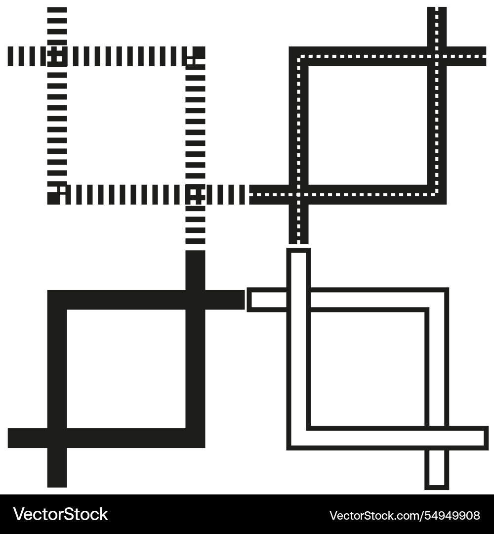 Geometric shapes pattern modern abstract design Geometric shapes pattern modern abstract design vector image