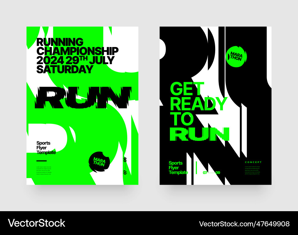 Layout template for events or business related Vector Image
