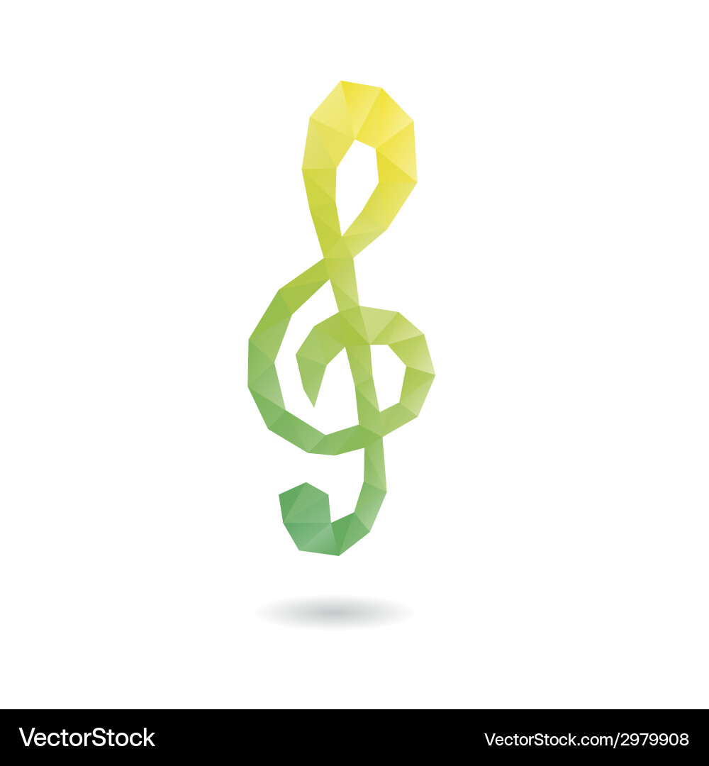 Note abstract isolated vector image