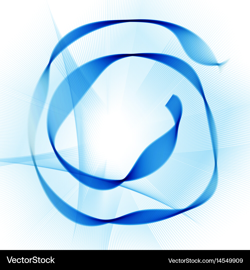 Abstract smooth color wave vector image