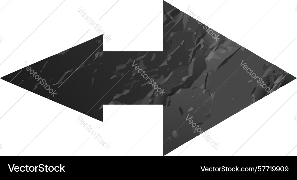 Dark grunge double arrow icon design generative ai vector image